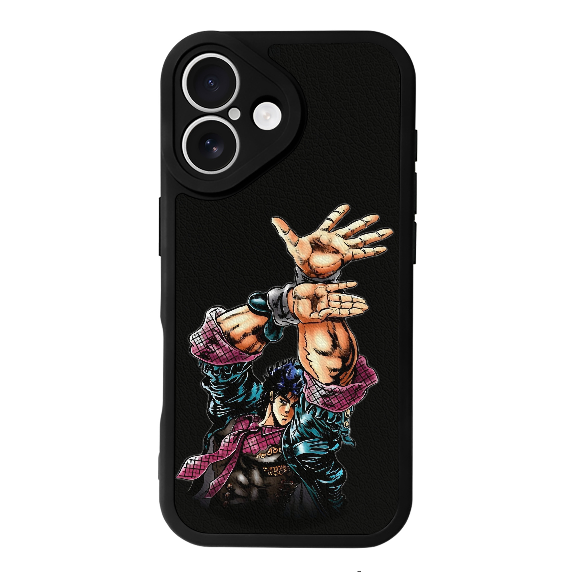 （画像用） ジョジョの奇妙な冒険 /ジョナサン?ジョースター JoJo's Bizarre Adventure Jonathan Joestar 【iPhone 16シリーズ対応】シリコンスマホケース（レザー調） 材質：シリコン